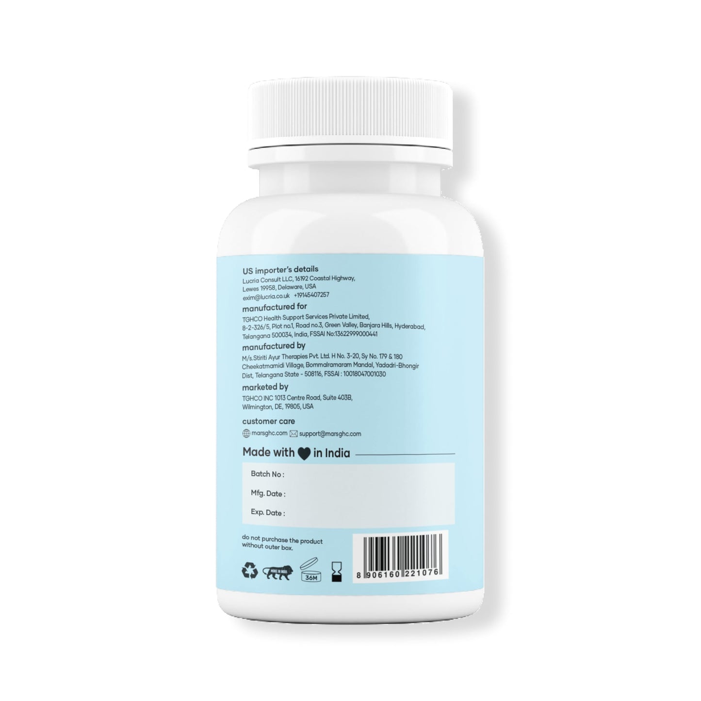 Mars by GHC Micronized Creatine Monohydrate Capsule 120 Count