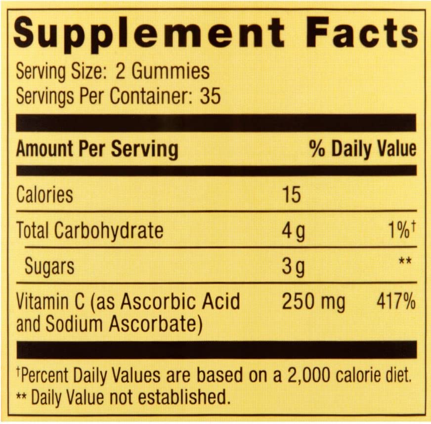 Adventure Home Vitamin C Gummies for Adults - Immune Support - 250 mg, Gummy, 70 Count