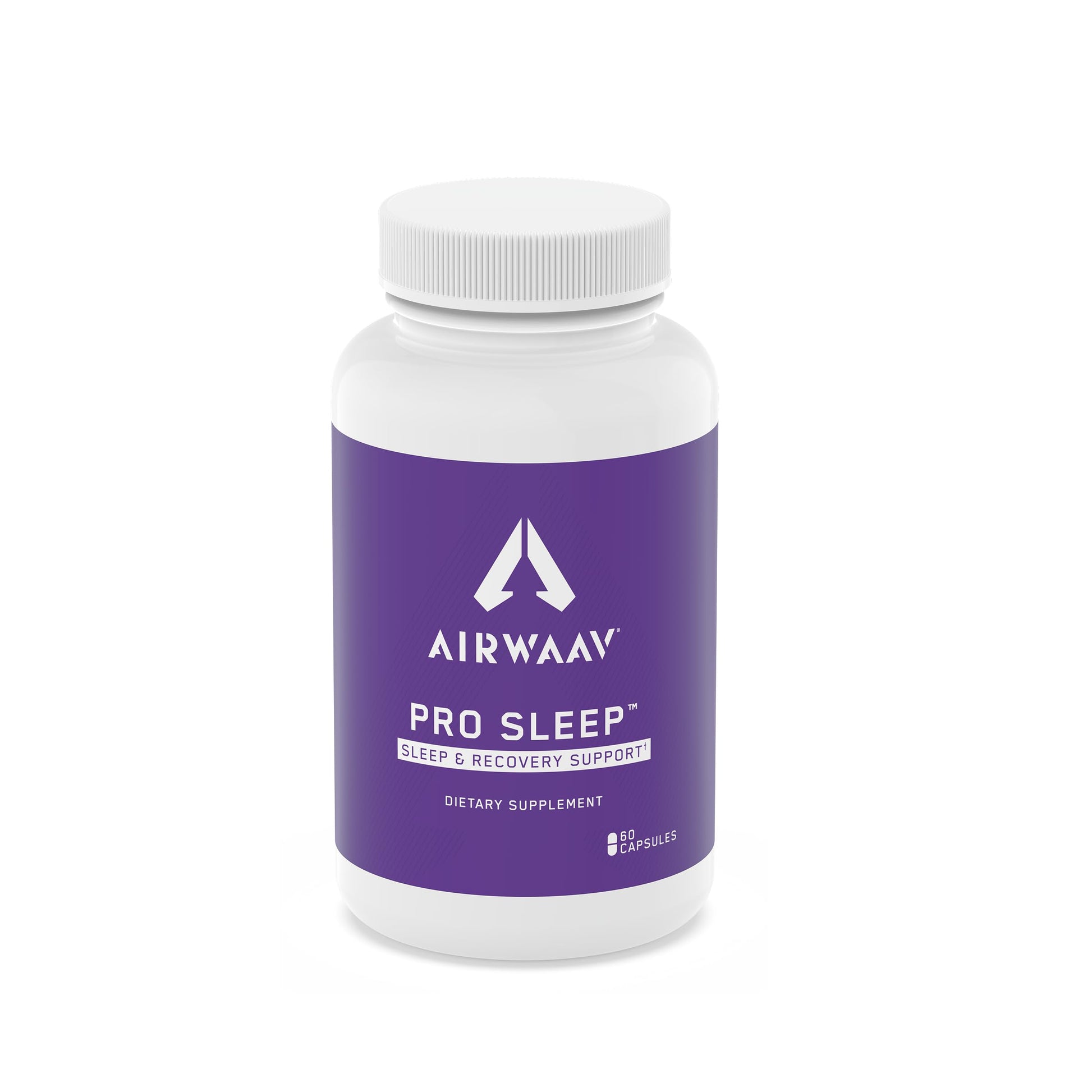 AIRWAAV Pro Sleep Supplement Magnesium Bisglycinate 60 Capsules