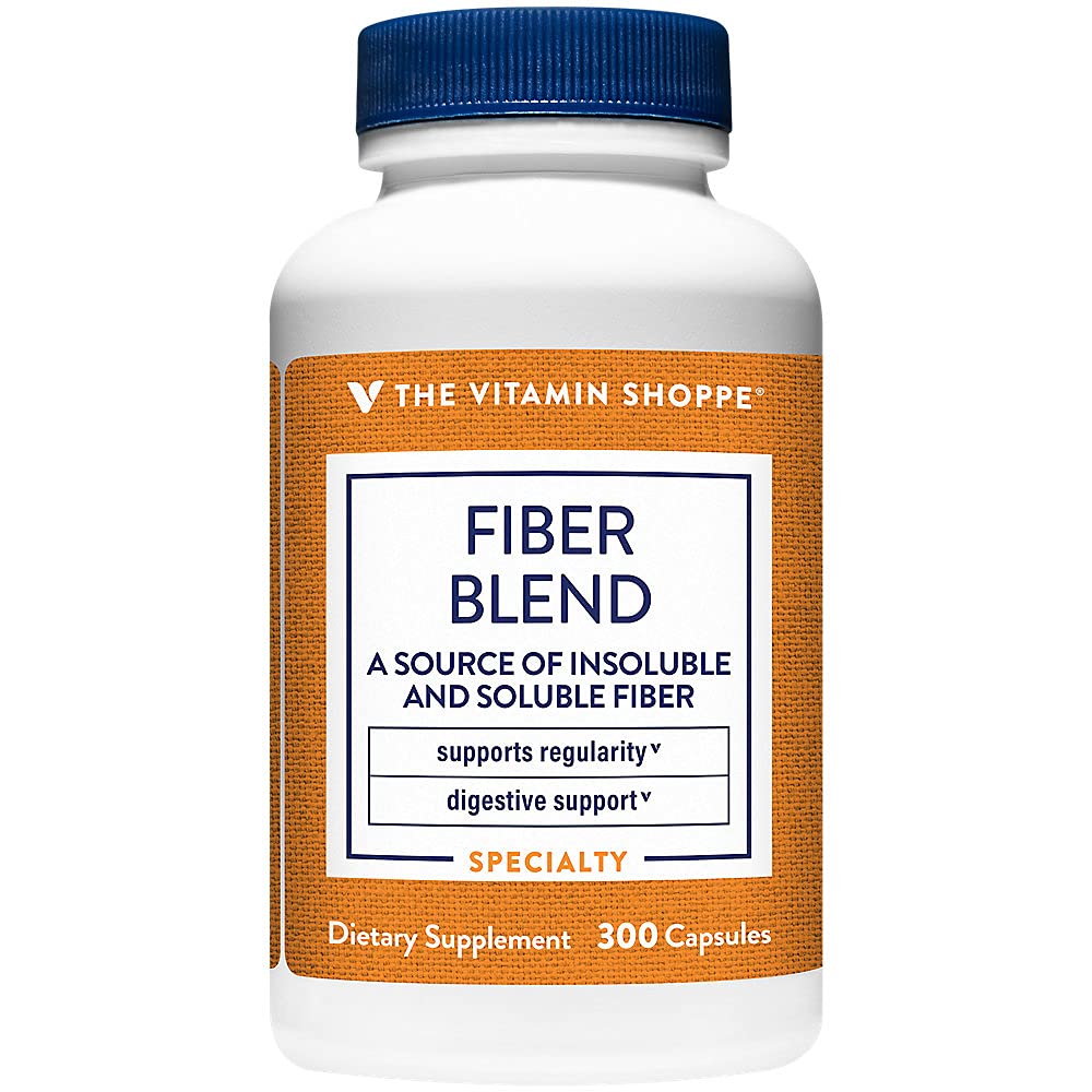 The Vitamin Shoppe Fiber Blend Insoluble & Soluble Fiber Capsules 300