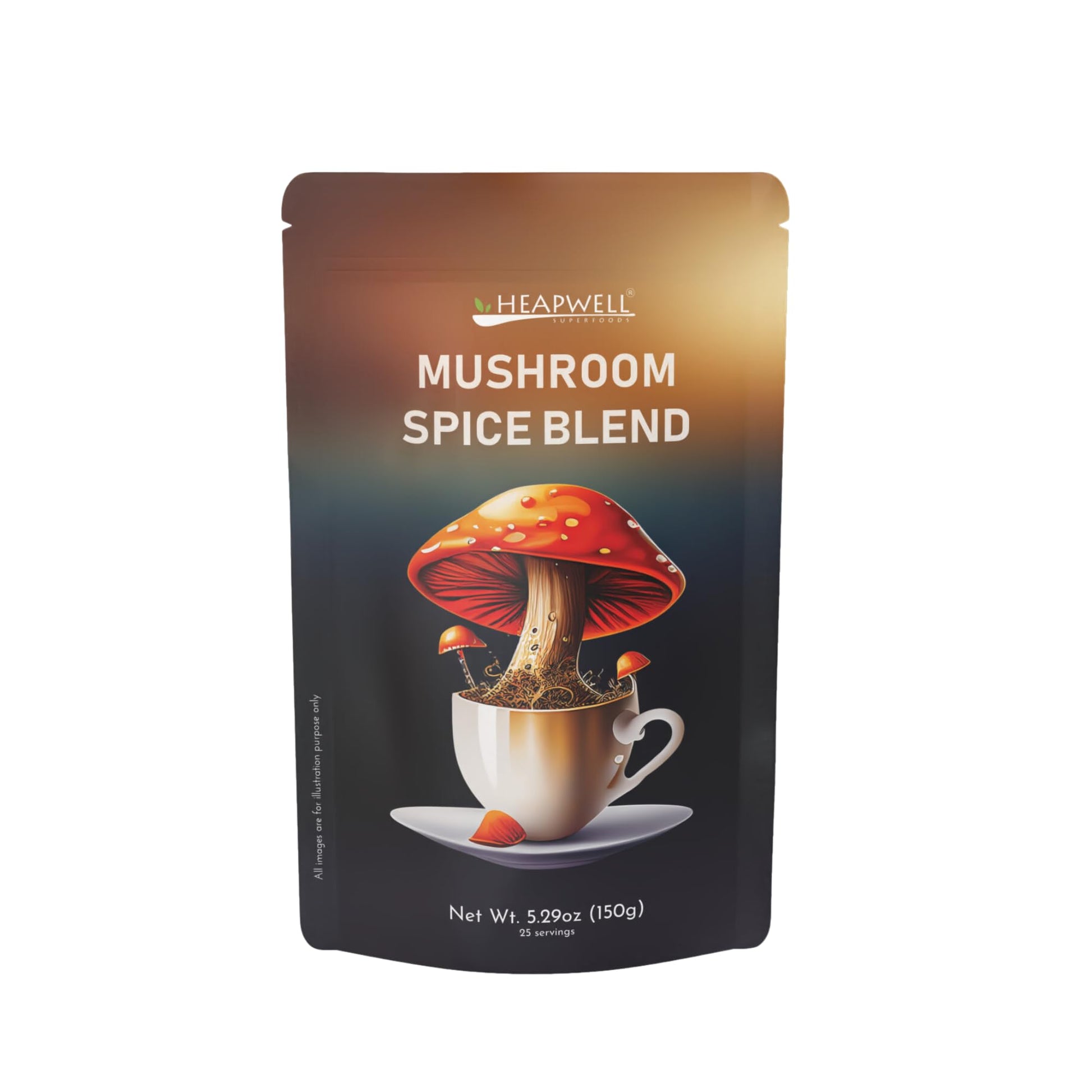 Heapwell Superfoods Mushroom Spice Blend Powder 5.29 oz