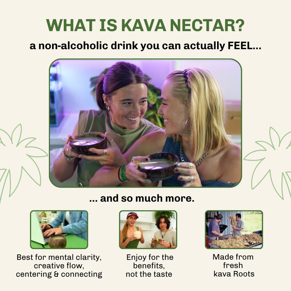 Kavahana Balance Edition Ceremonial Grade Noble Kava Nectar Powder, 2 oz
