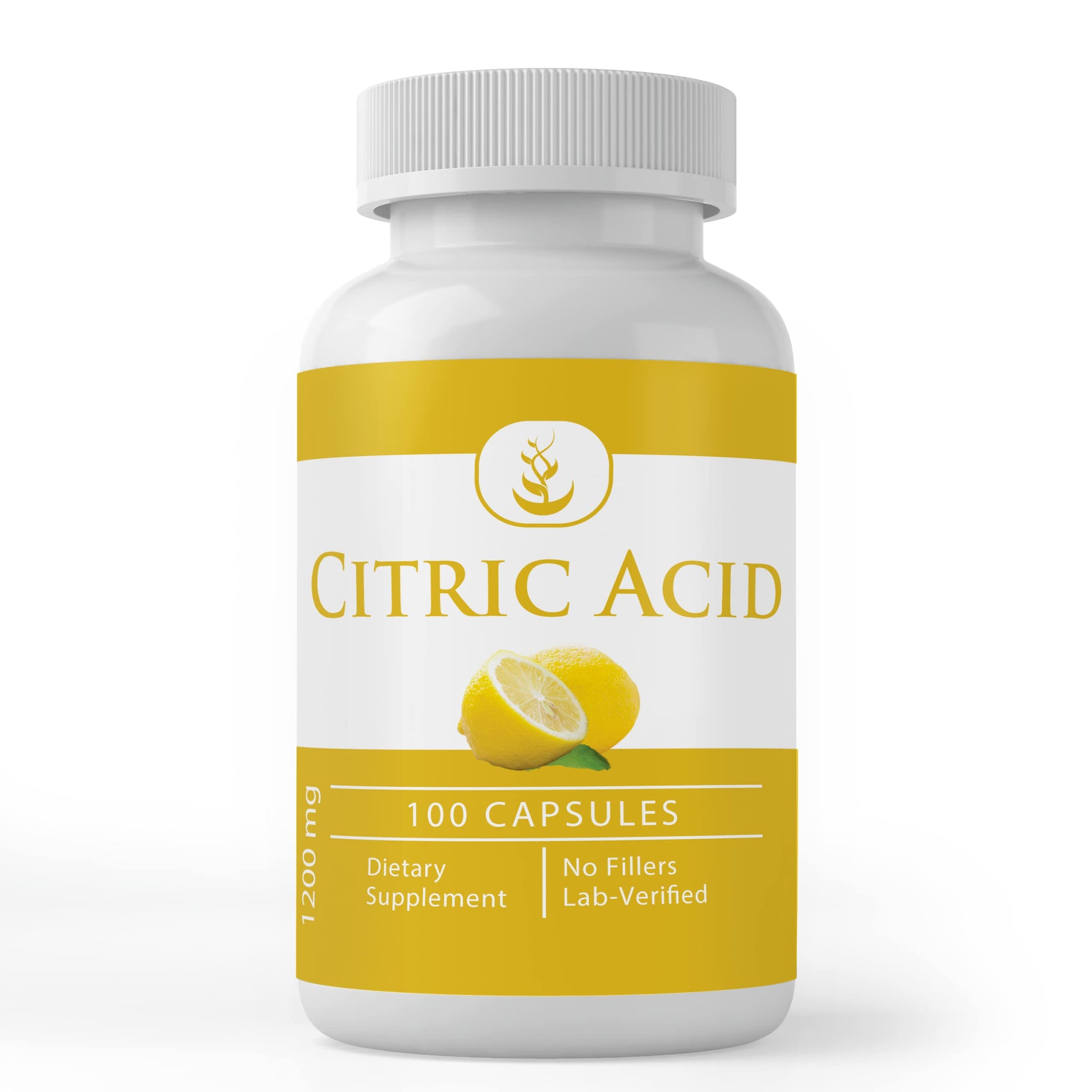 PURE ORIGINAL INGREDIENTS Citric Acid Capsules 100