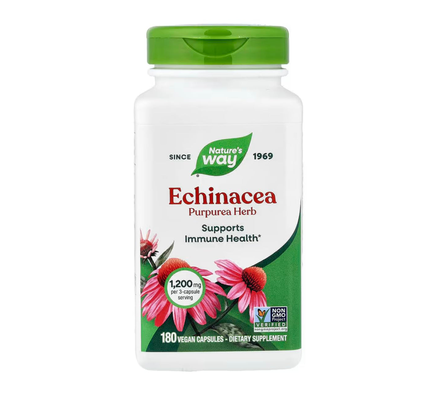 Nature's Way Echinacea Herb Capsule, 3-Pack