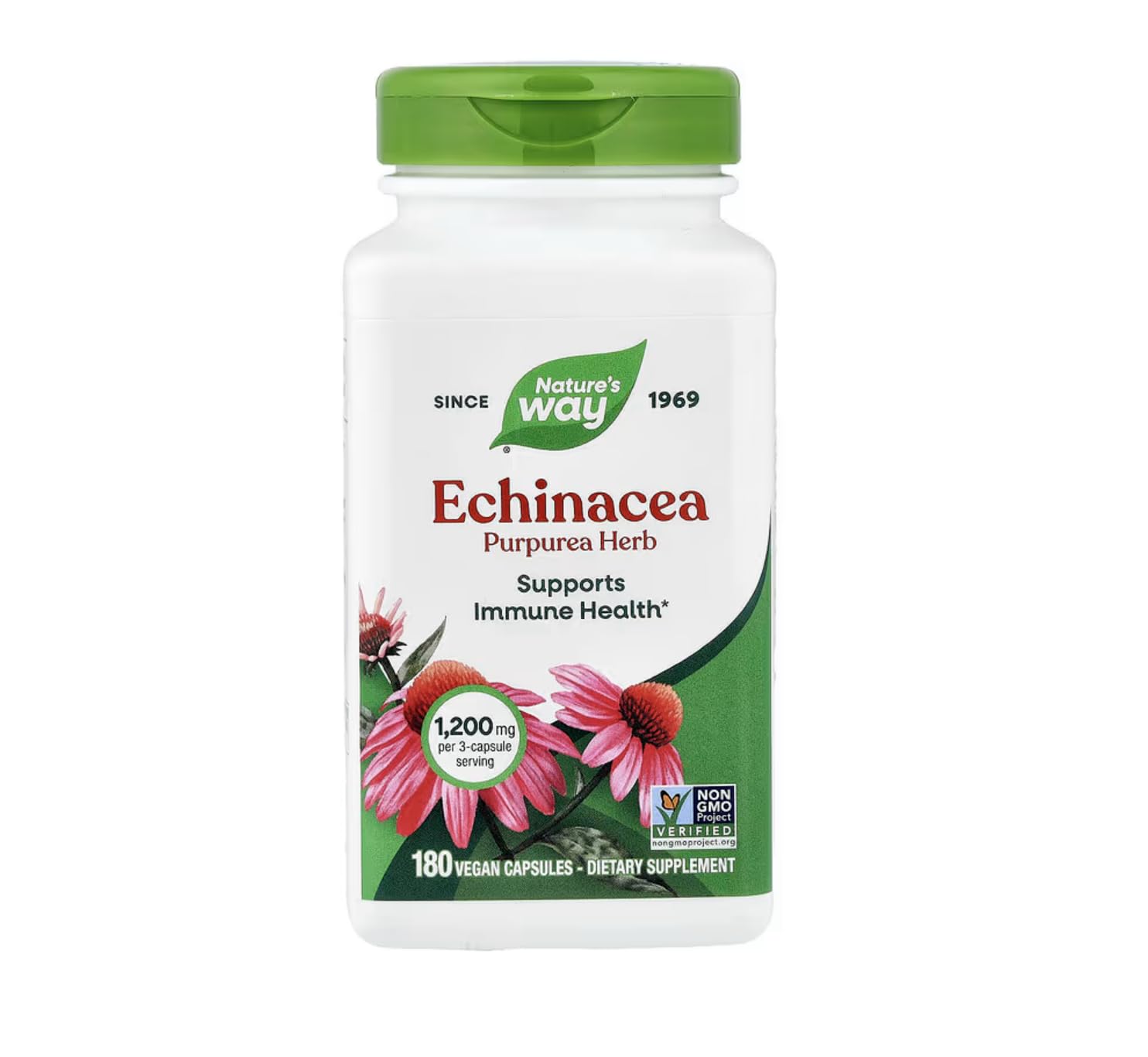 Nature's Way Echinacea Herb Capsule, 3-Pack