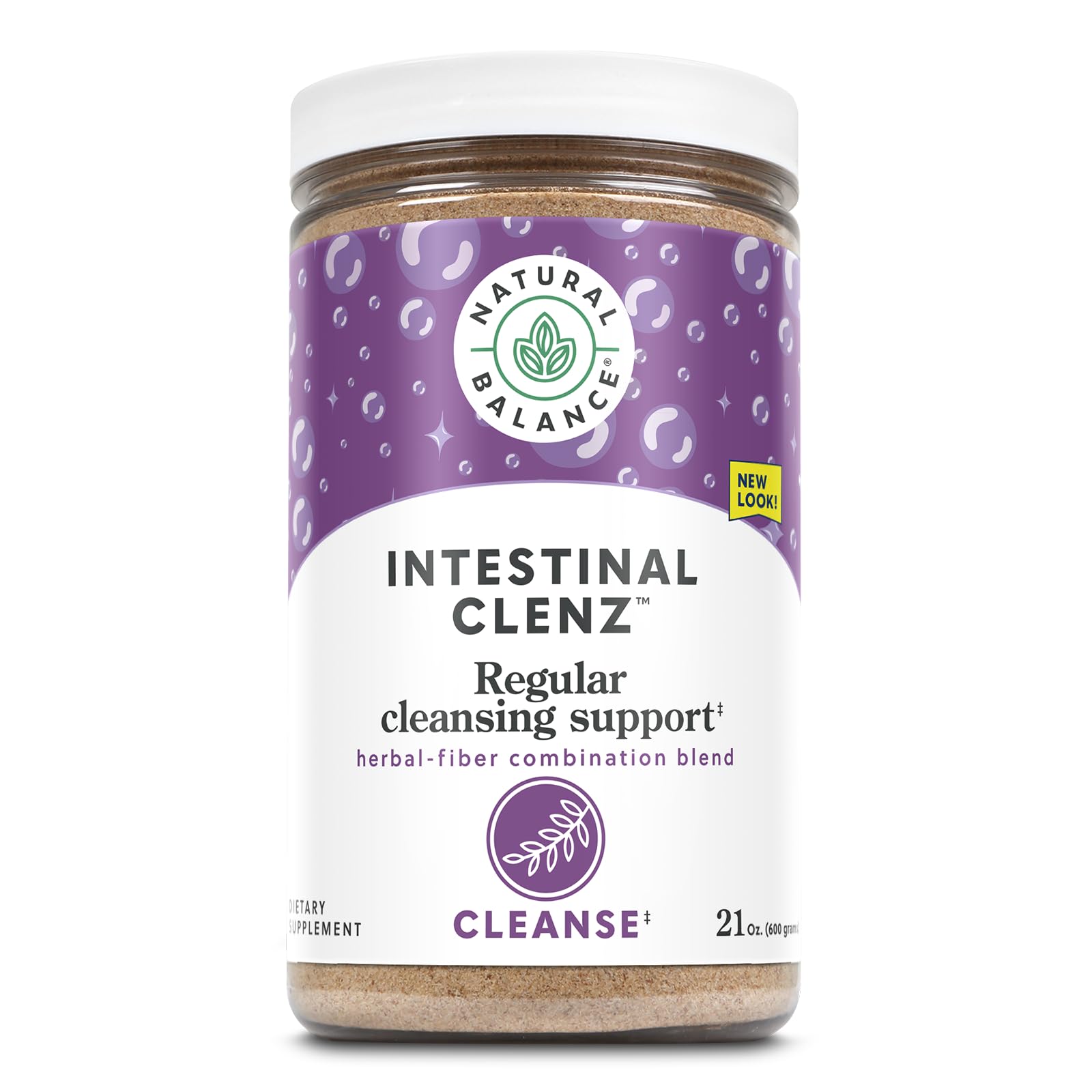 Natural Balance Intestinal Clenz Psyllium Herbal Cleansing Powder 21oz