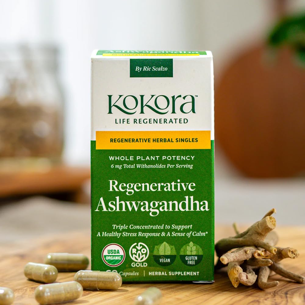 kokora Regenerative Ashwagandha Capsules 60 Count