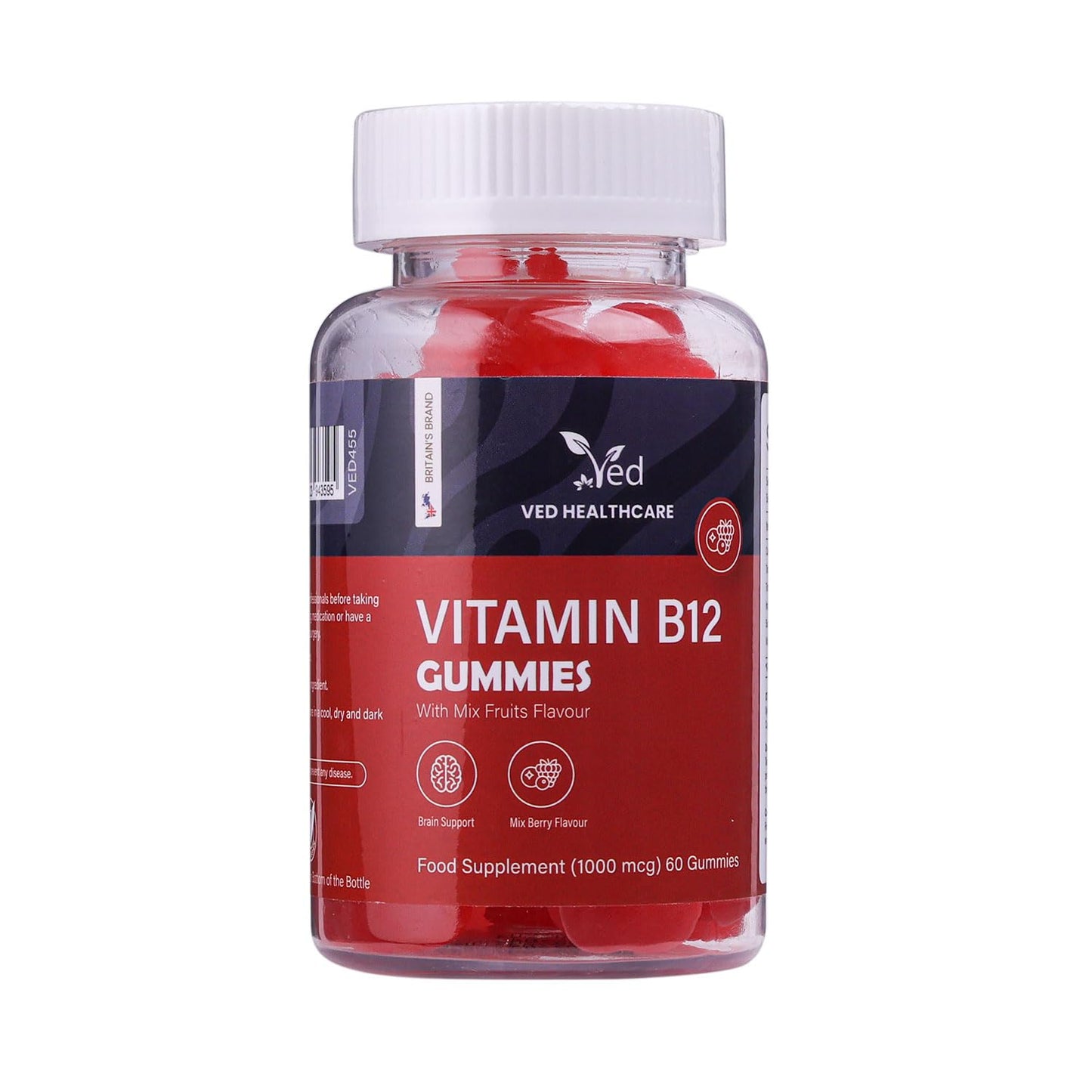 Ved Vitamin B12 Gummies 1000mcg, 60 Gummies