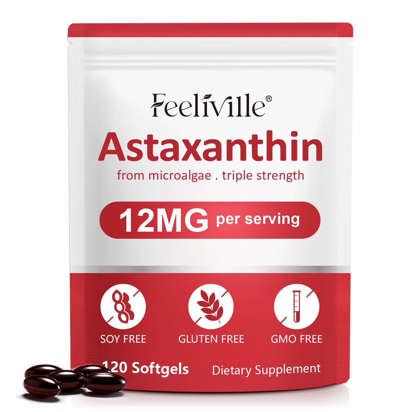 Buyourtaste Astaxanthin 12mg Softgels 120 Count