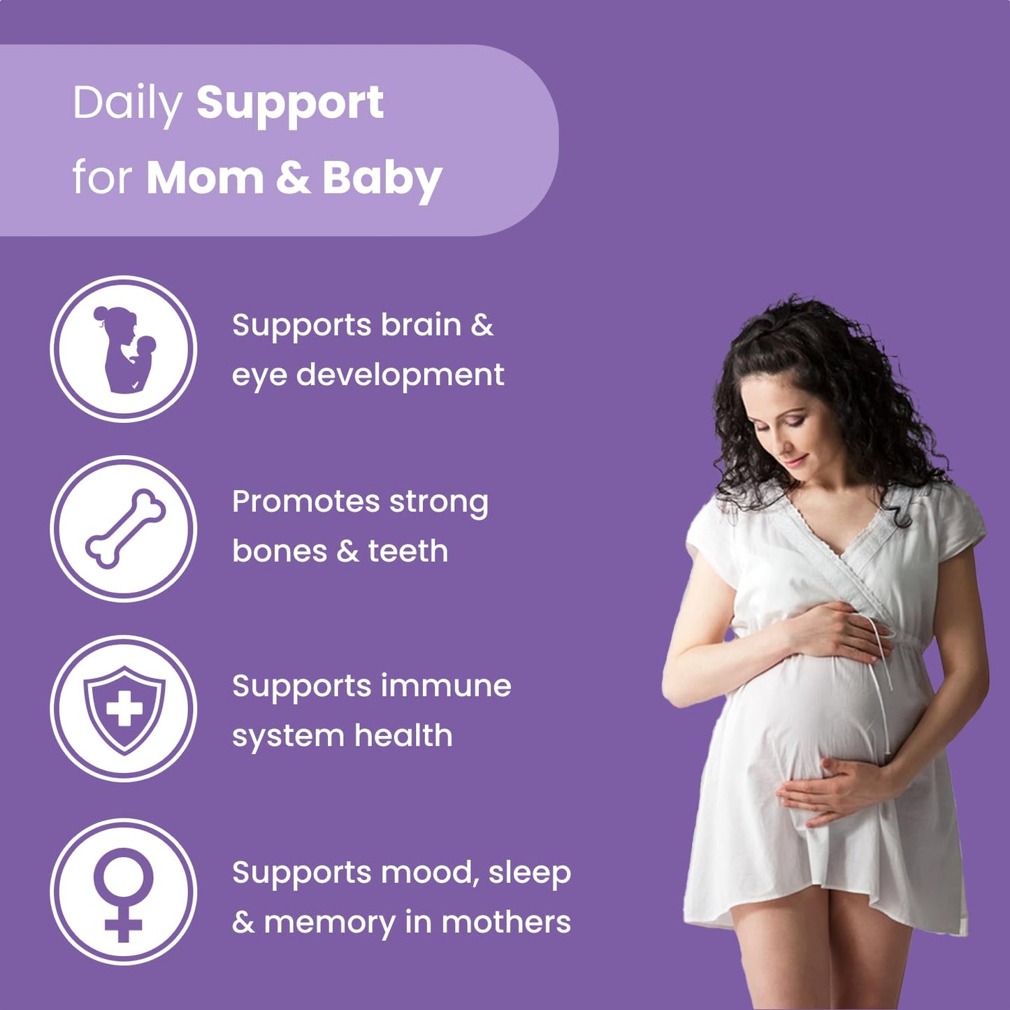 Mother's Promise Vaginal Probiotics + Prenatal DHA & Prenatal Vitamin Gummies Bundle 270 Softgels