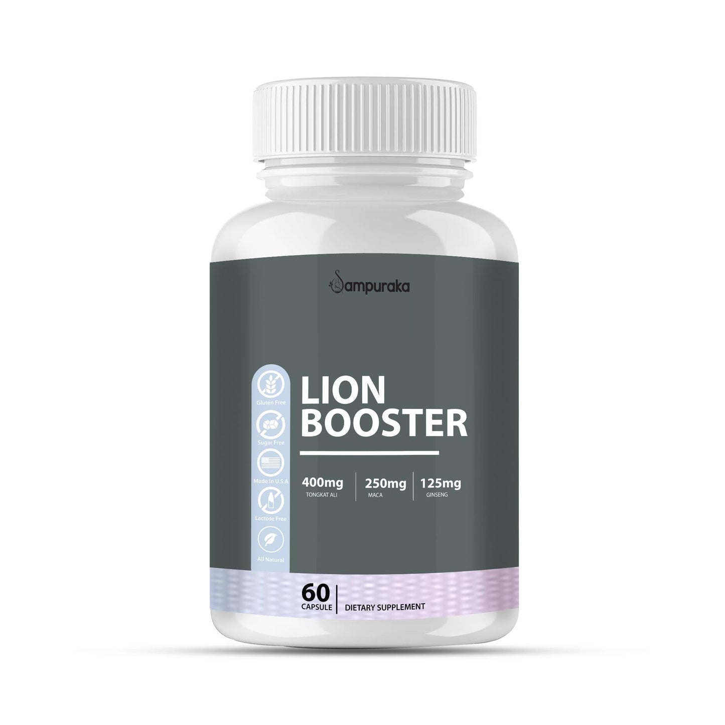 Sampuraka Lion’s Mane Mushroom Capsules, 60 Count