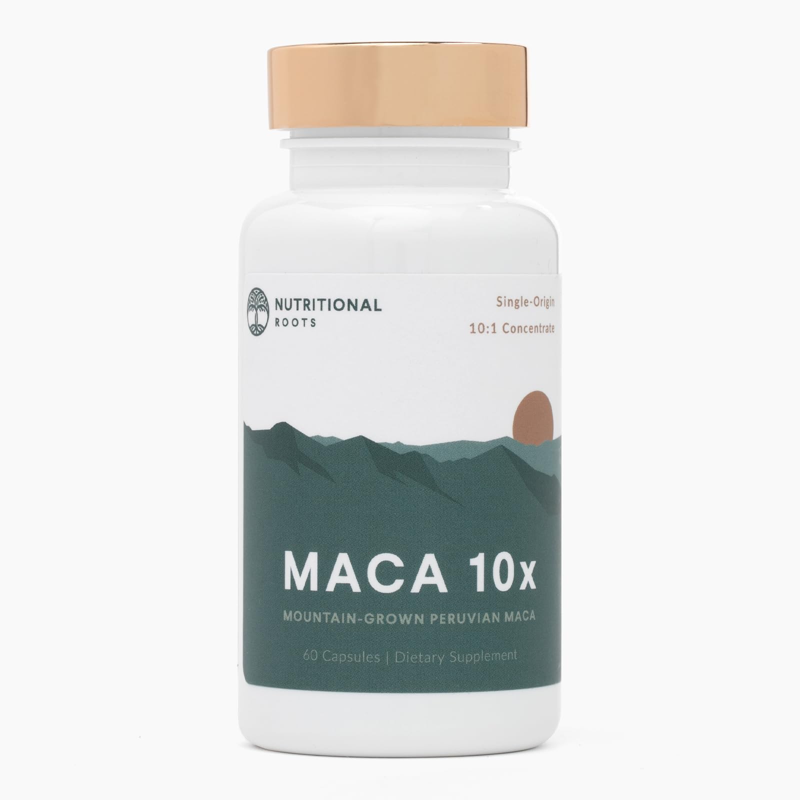 Nutritional Roots Organic Peruvian Maca Root Capsules, 60 Count