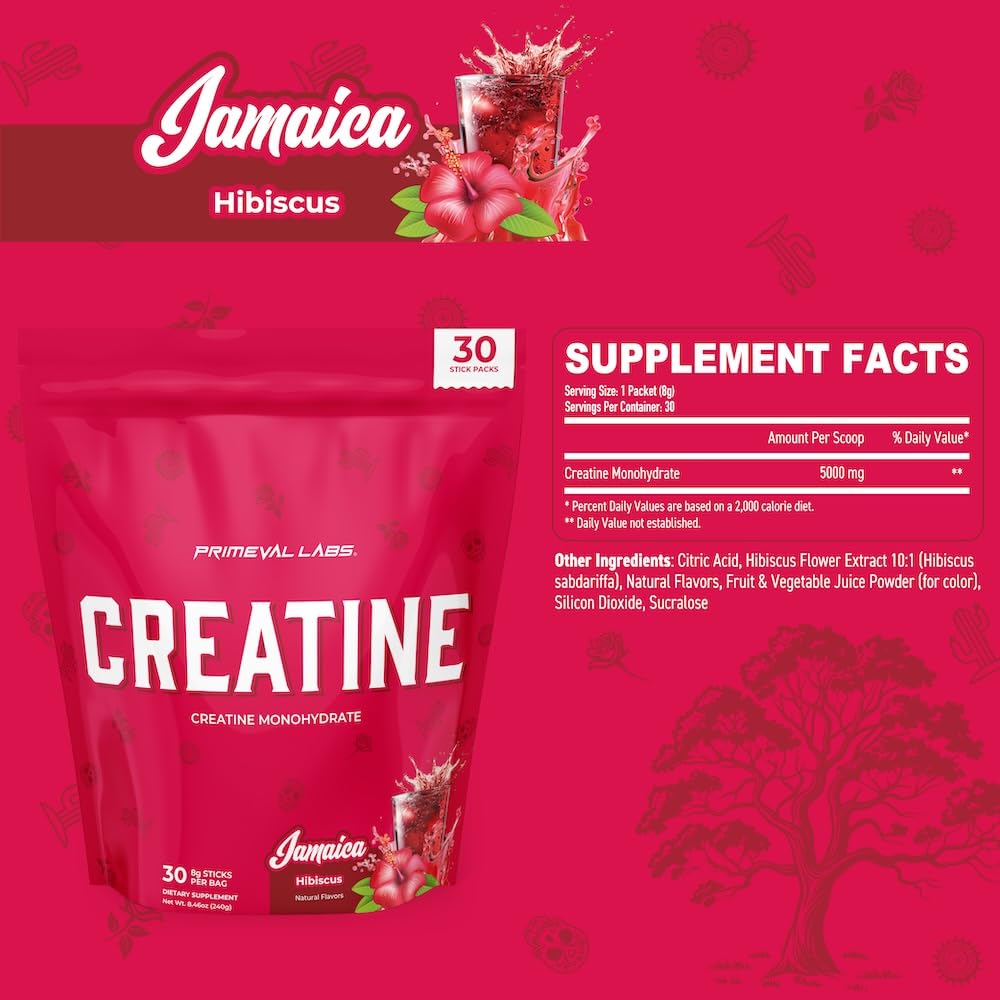 Primeval Labs Clean Creatine Monohydrate Powder 30 Servings