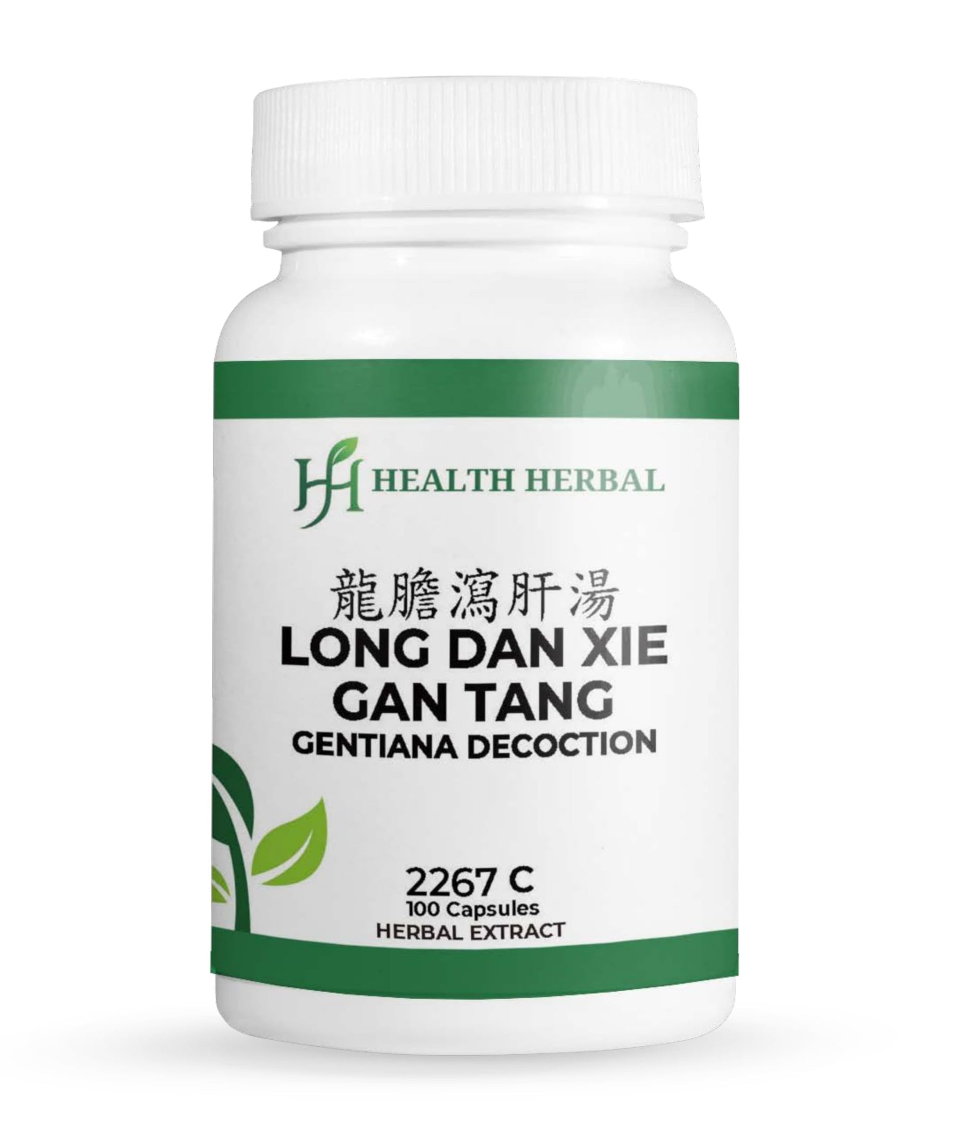Health Herbal Long Dan XieGan Tang/Gentiana Decoction Capsules, 100 Count