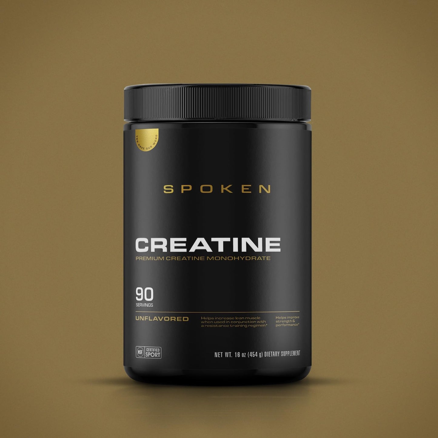 Spoken Creatine Monohydrate Powder 16 oz