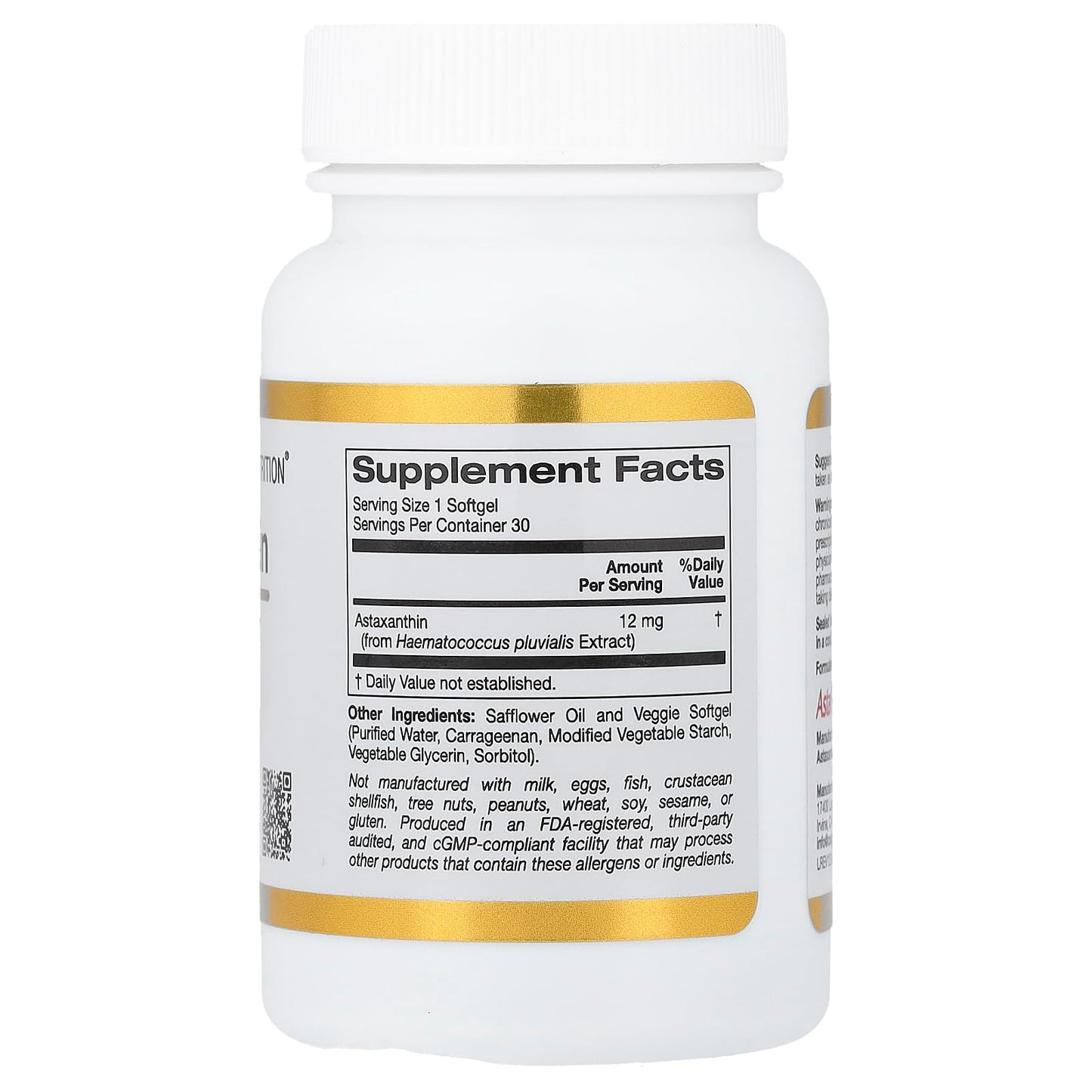 California Gold Nutrition Astaxanthin Softgels 30