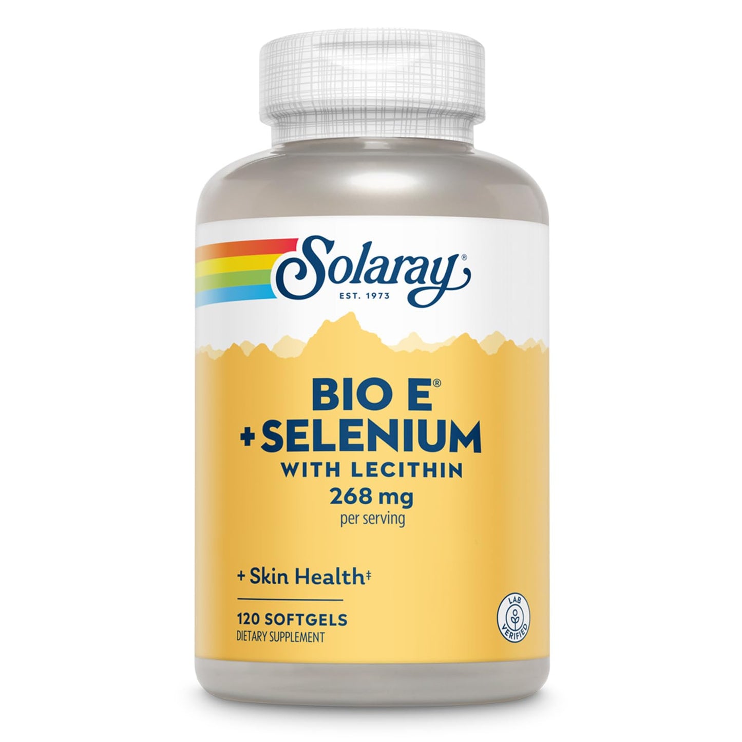 Solaray Bio E with Selenium Supplement Capsule 120 Count