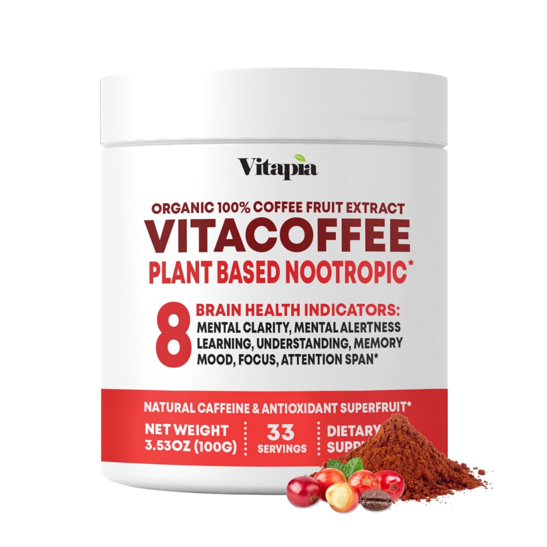 Vitapia Vitacoffee Caffeine Coffee Fruit Powder, 3.53 oz