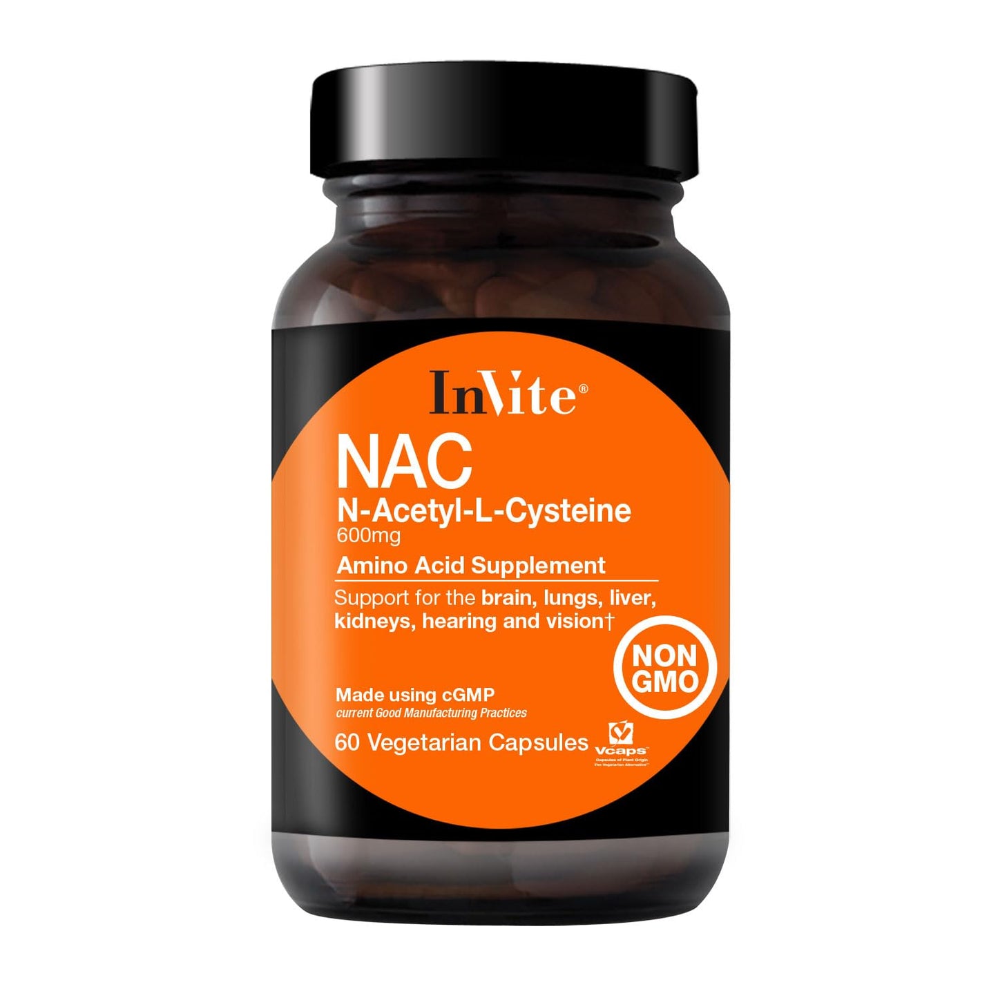 Invite Health N-Acetyl Cysteine (NAC) Capsule, 60 Count