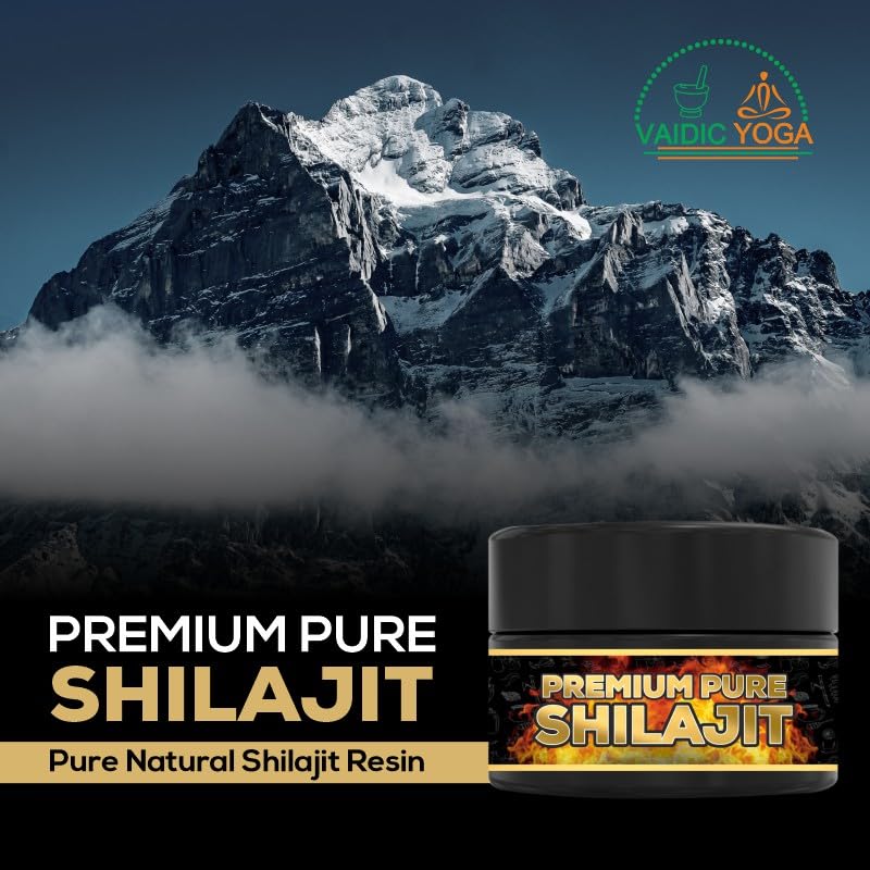 Vaidic Yoga Premium Pure Shilajit Softgel 1 Count