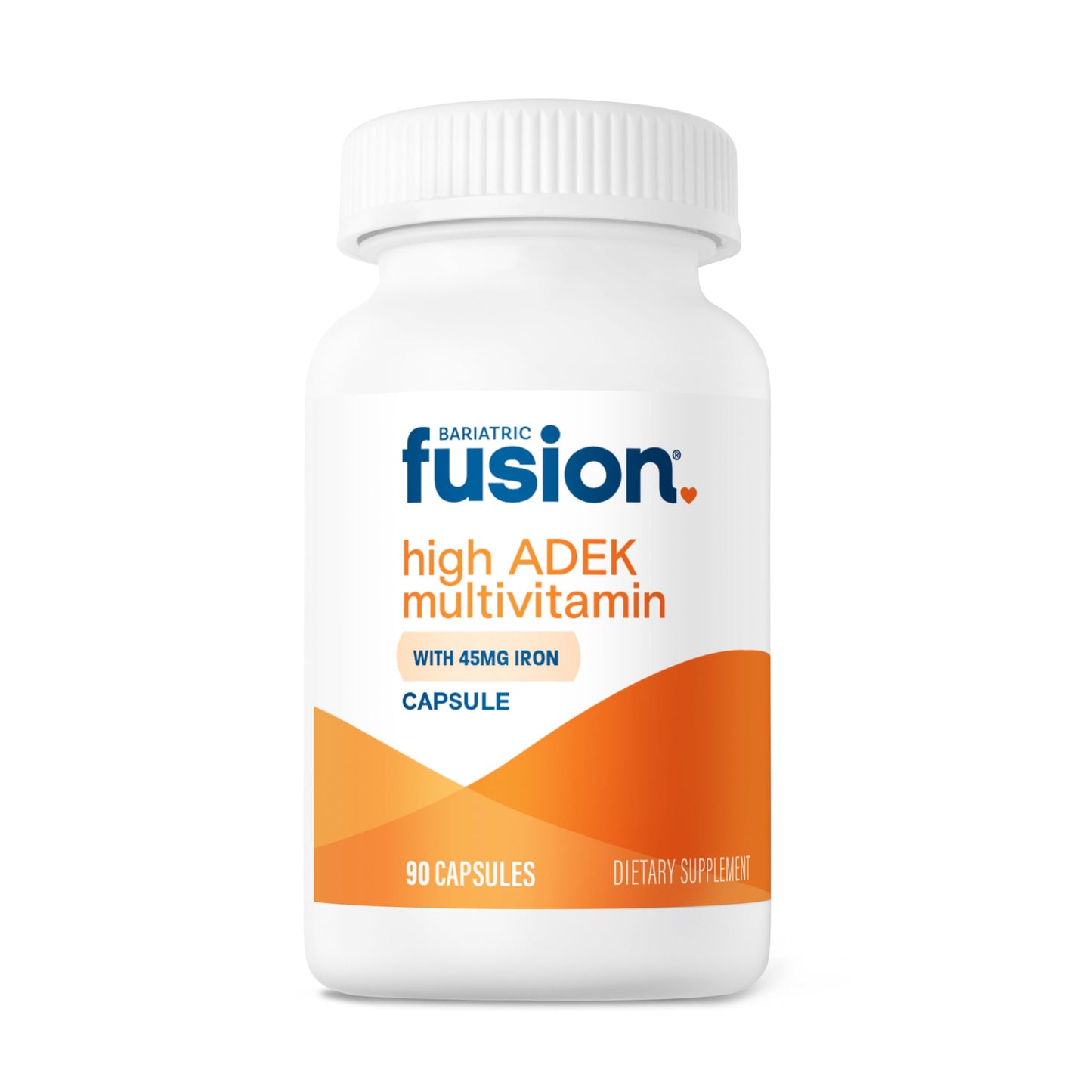 Bariatric Fusion High ADEK Multivitamin with Iron for Duodenal Switch Capsule 90 Count
