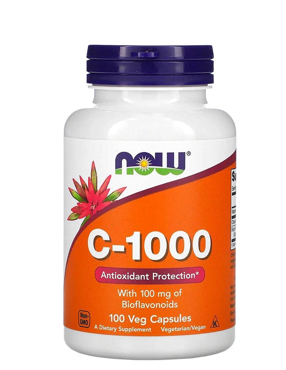 NOW Foods C-1000 Capsule, 4 Pack