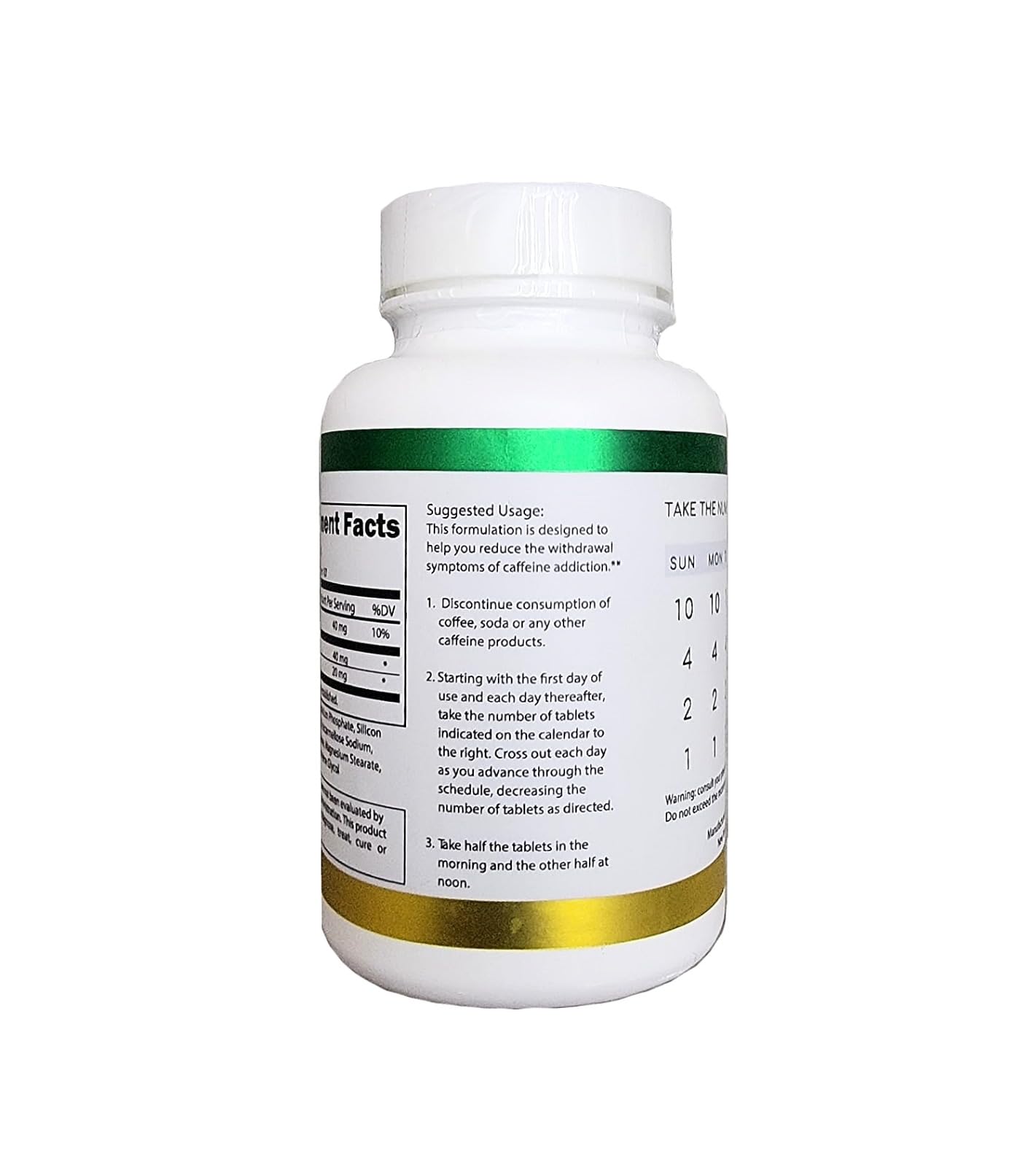 June 28 Labs Caffeine Cleanse Tablet 1 Count