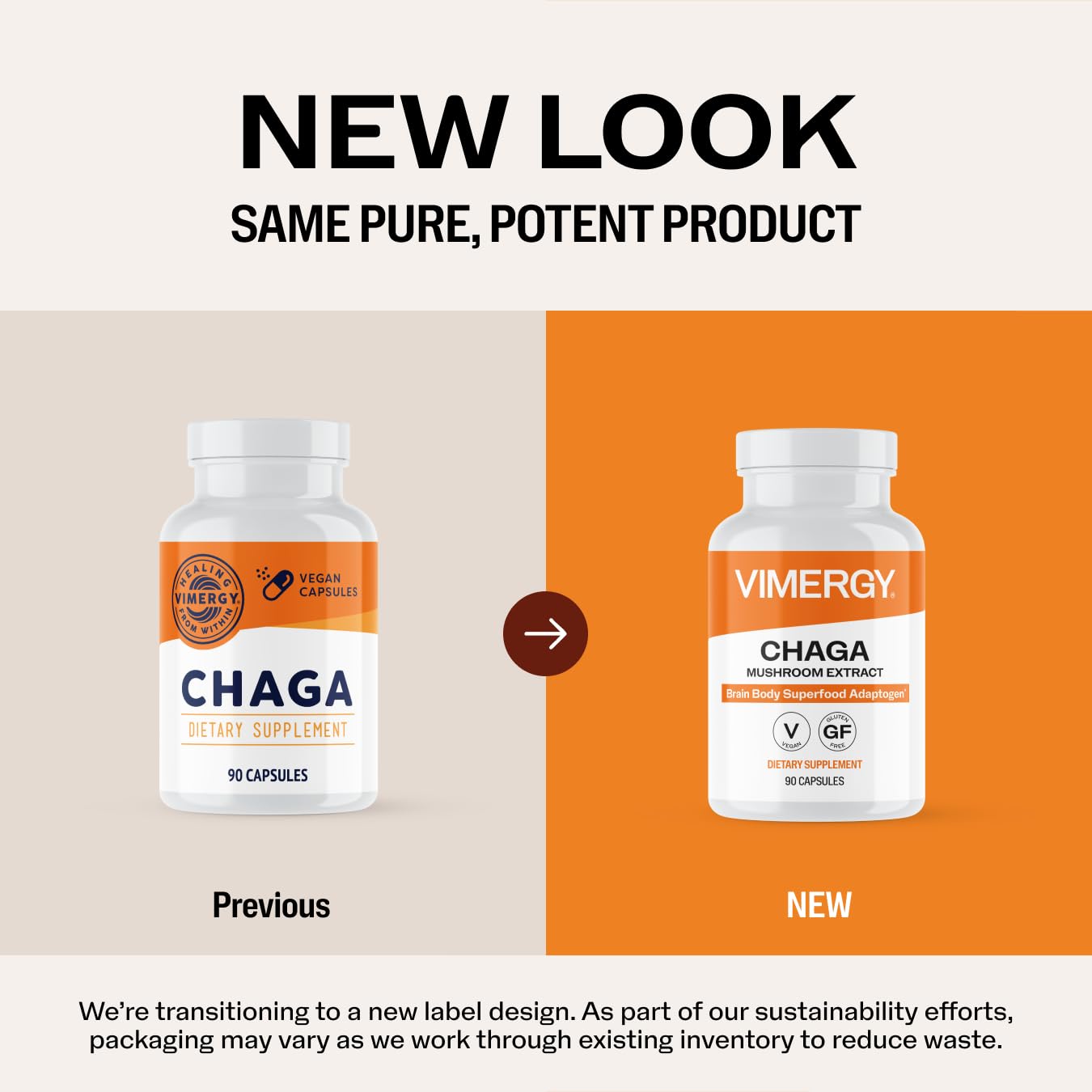 Vimergy Chaga Capsules 90 Count