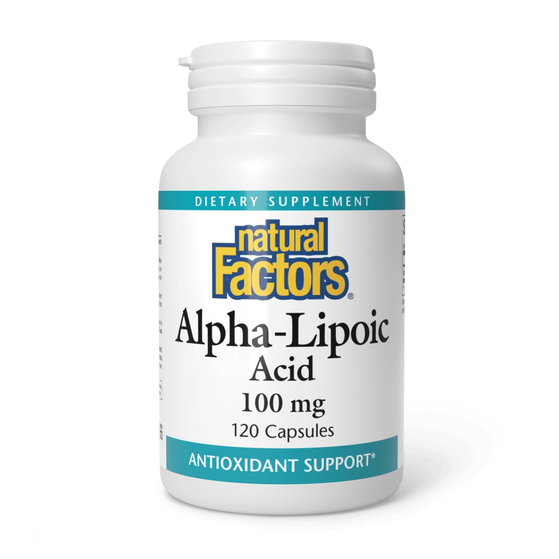 Natural Factors Alpha-Lipoic Acid 100 mg Capsule, 120 Count