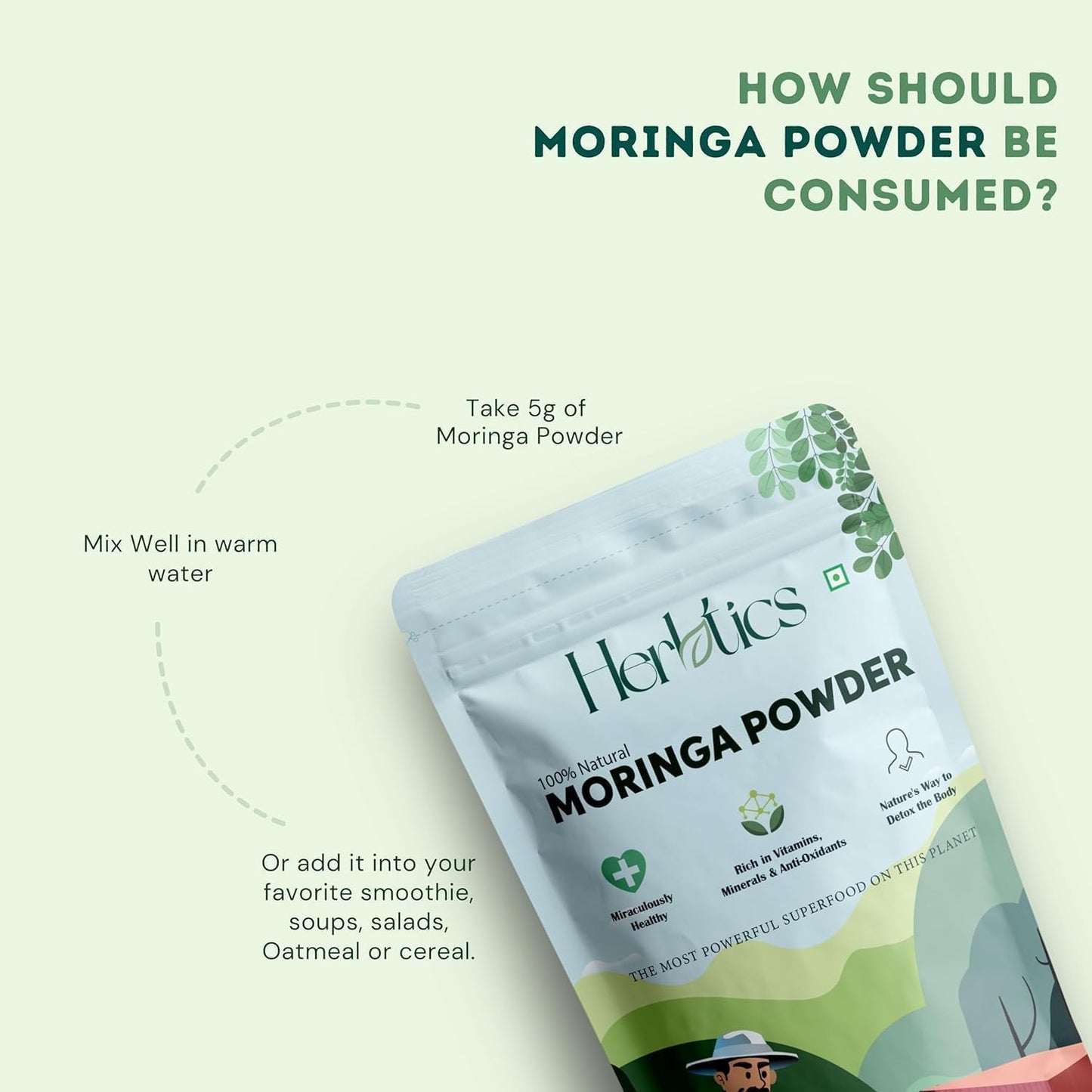 Generic Moringa Powder 7.05 Ounce