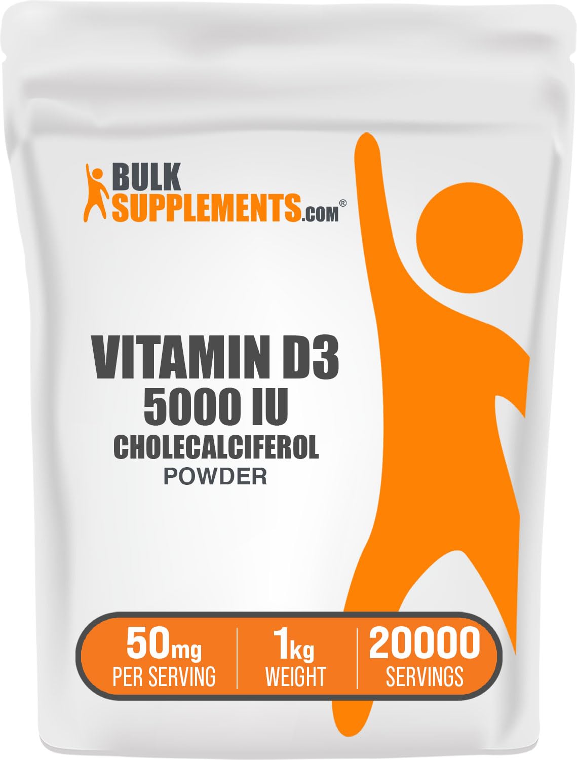 BulkSupplements Vitamin D3 Powder, 35.3 oz