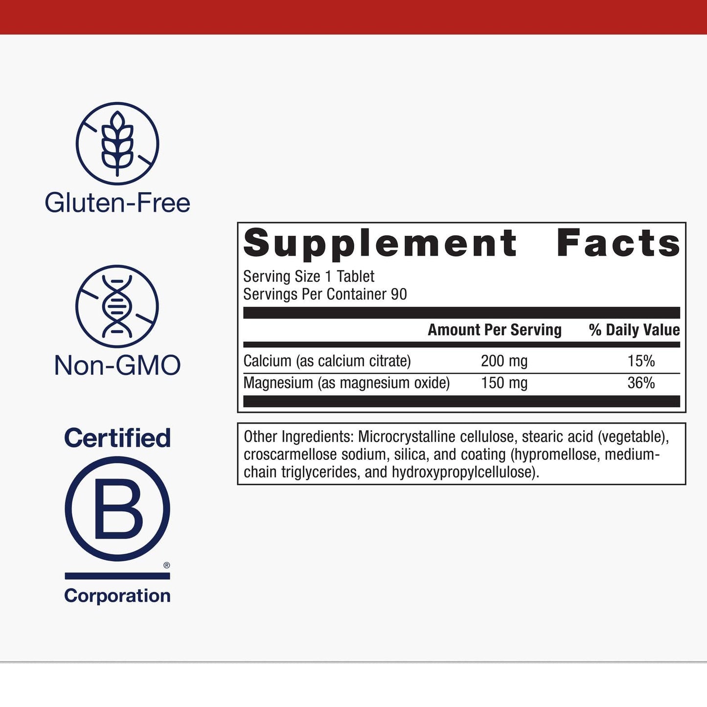 Metagenics Bone Builder Vegetarian - Balanced Calcium & Magnesium Mineral Complex Tablet 90 Count