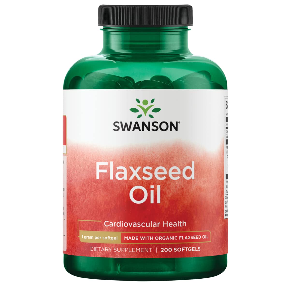 Swanson Flaxseed Oil (Omegatru) 1000 Milligrams Softgels 200
