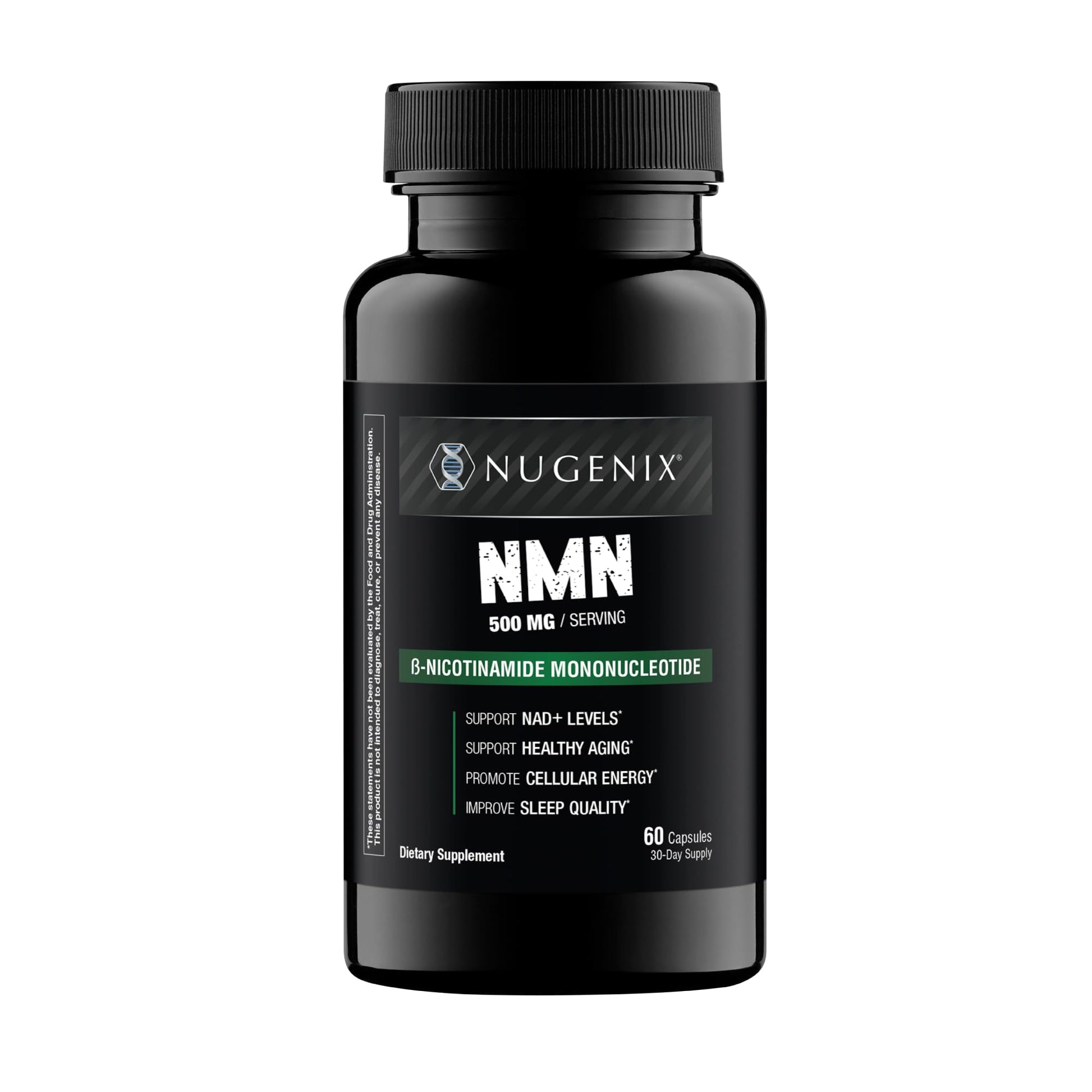Nugenix NMN Supplement 500mg, NAD Supplement Capsule, 60 Count