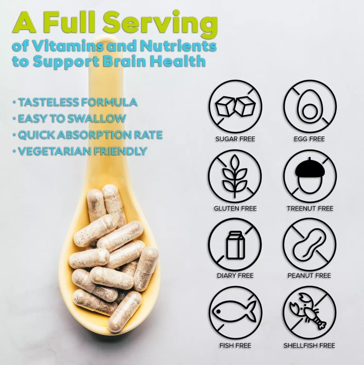 Generic Brain-ol Advanced Memory Formula Capsules 60