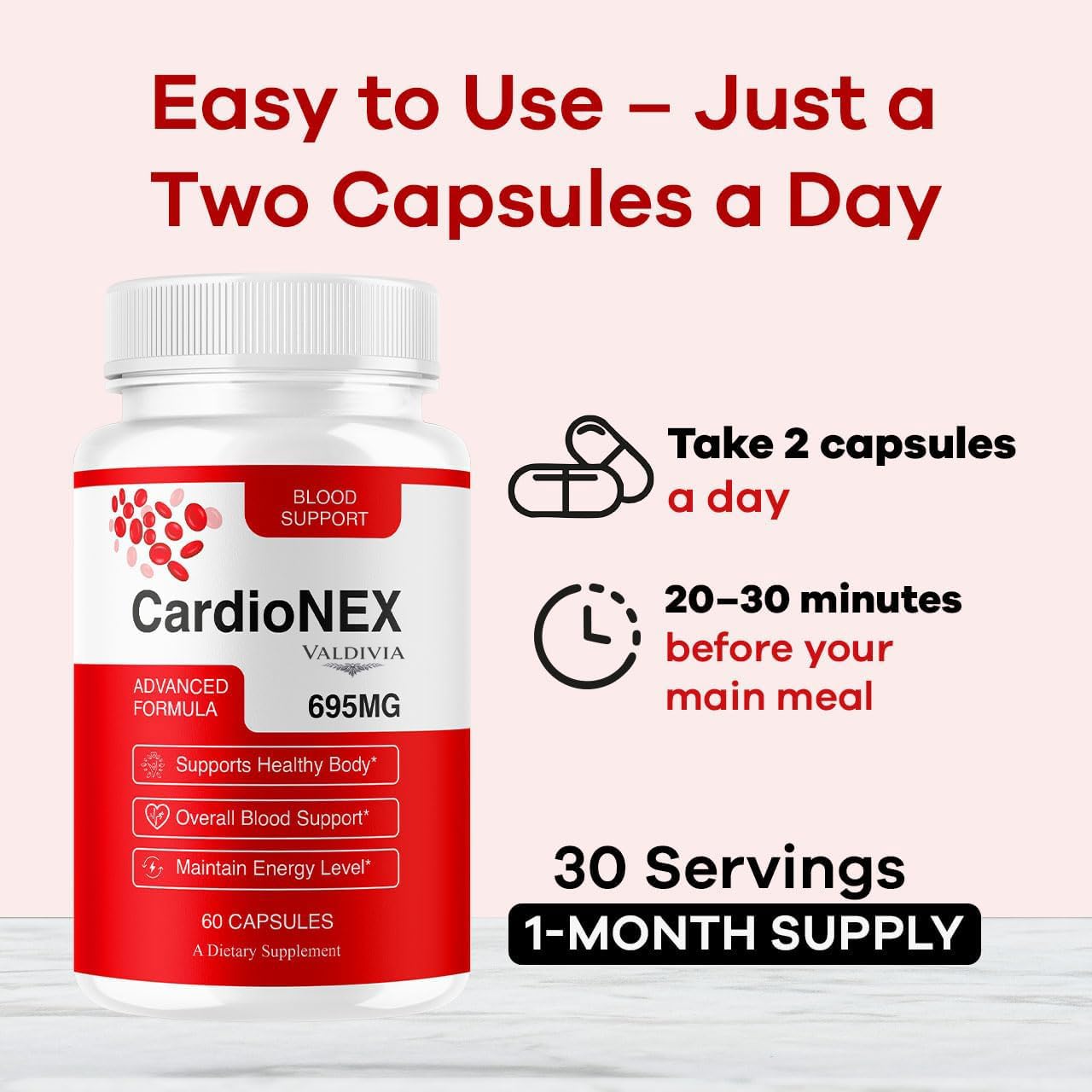 Valdivia CardioNEX Premium Support Advanced Formula Capsule, 60 Capsules