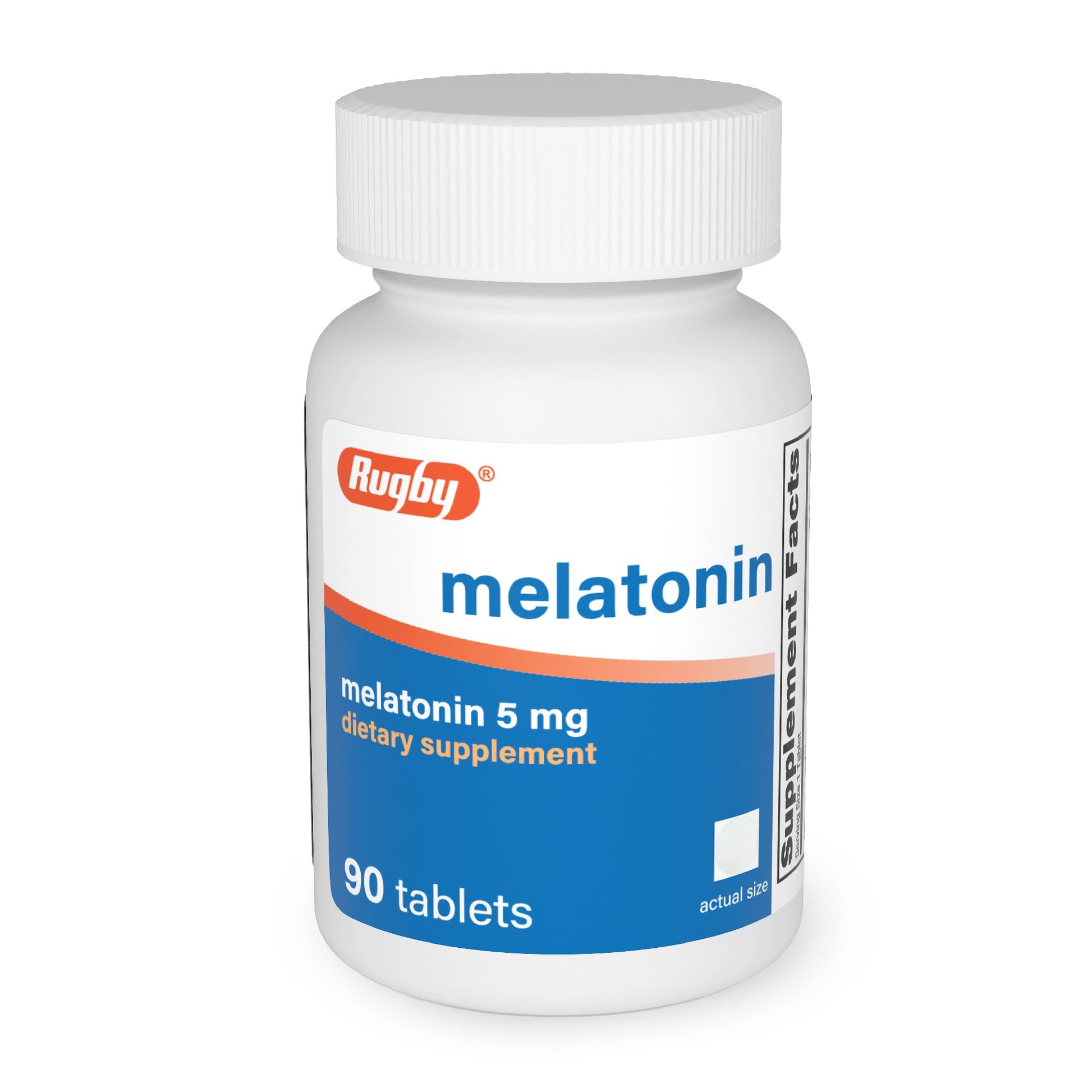 Rugby Laboratories Melatonin 5mg Tablet, 90 Count