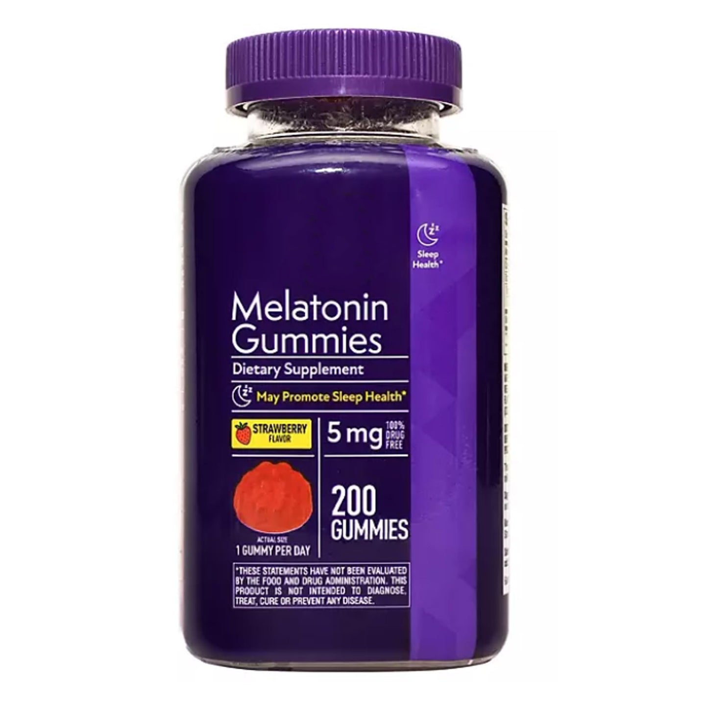 Generic Melatonin 5mg Gummies, 200 ct