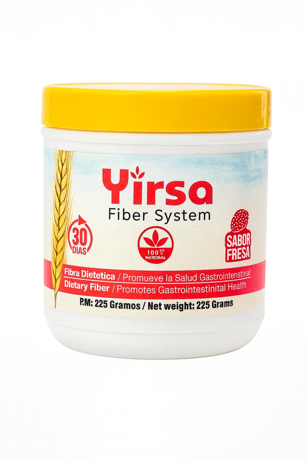 Yirsa Fiber System Strawberry Powder 7.94 oz