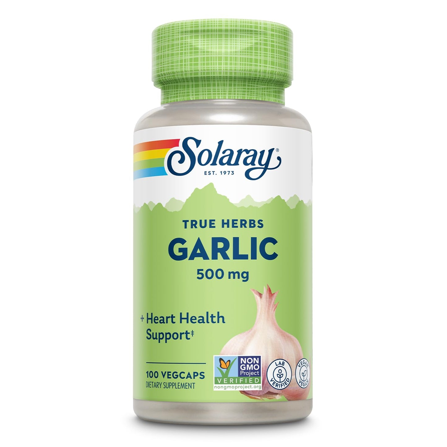 SOLARAY Garlic Bulb 500 mg Capsule 100 VegCaps