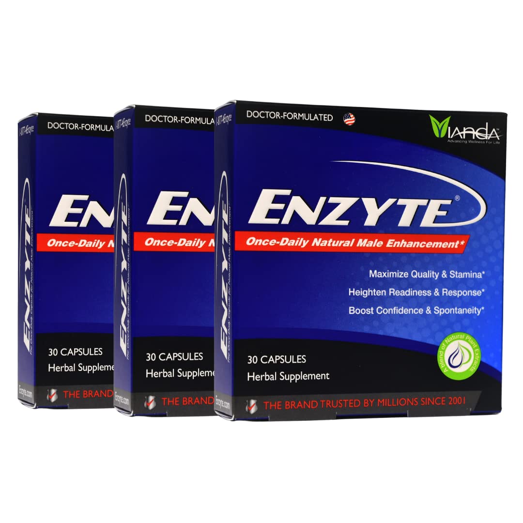 Enzyte MRC Natural Male Vitality Support Capsules 90 Count