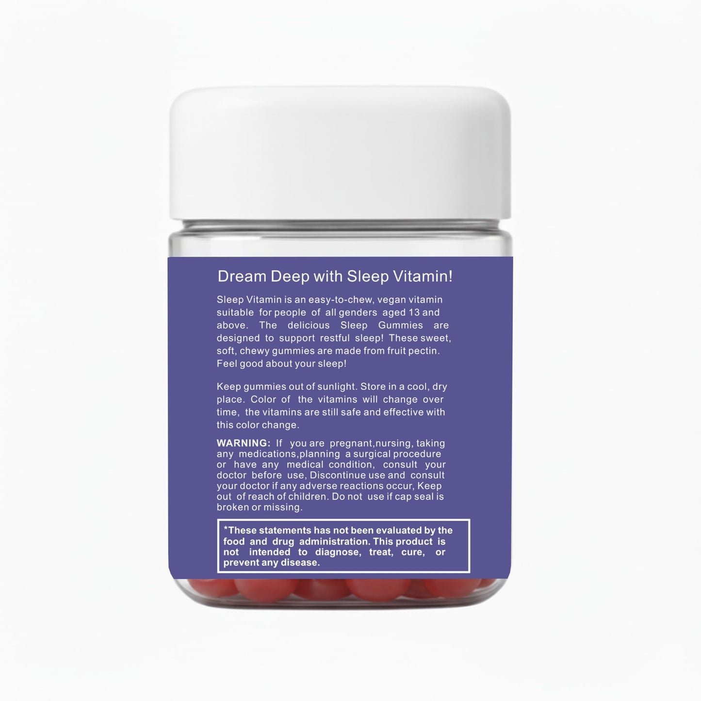 Trisundi Sleep Gummies Deep Relax 5-HTP Gummies – Melatonin, L-Theanine & Magnesium – Vegan Fruit-Pectin Formula – Gluten & Soy Free, 60 Gummies