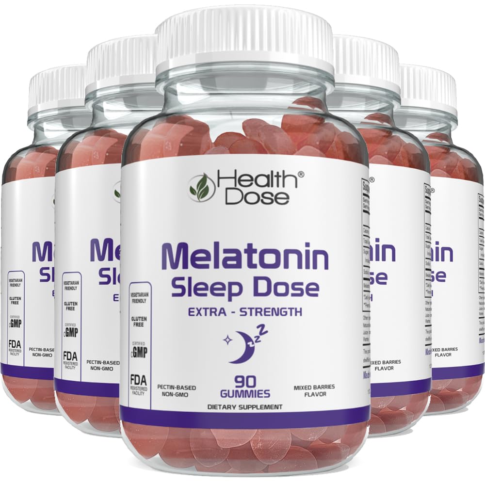 Health Dose Melatonin 6 mg Extra Strength Gummy, 450 Gummies