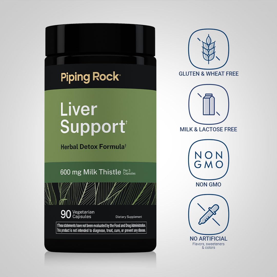 Piping Rock Liver Support Capsule 90 Count