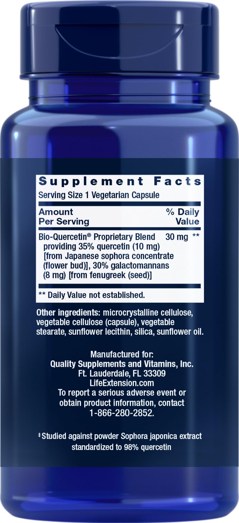 Life Extension Bio-Quercetin 90 Capsules