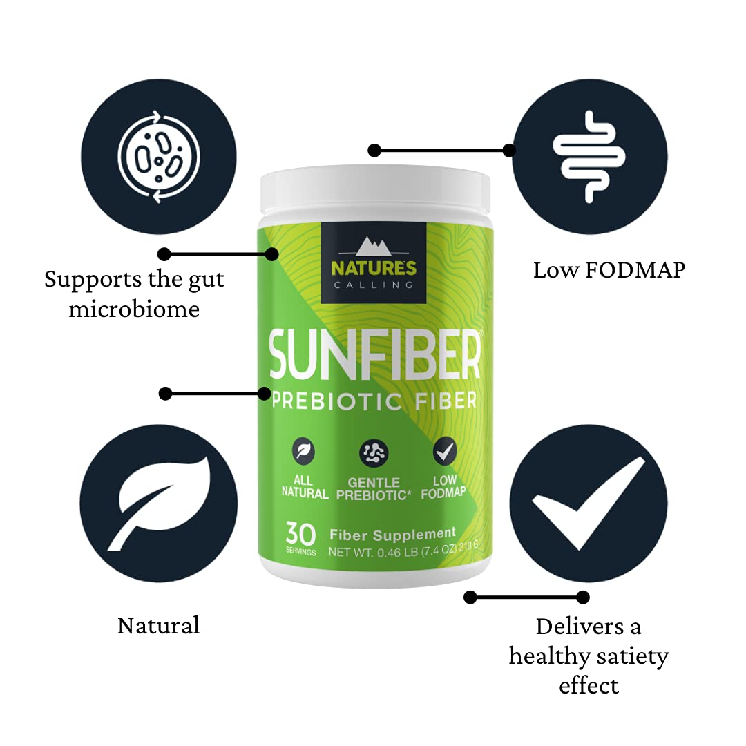 NATURE'S CALLING All-Natural Fiber Supplement Powder 7.4 oz