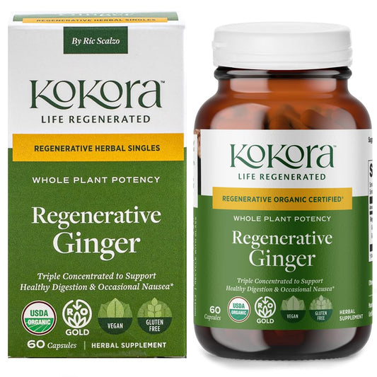 kokora Regenerative Ginger Capsules, 60 Count
