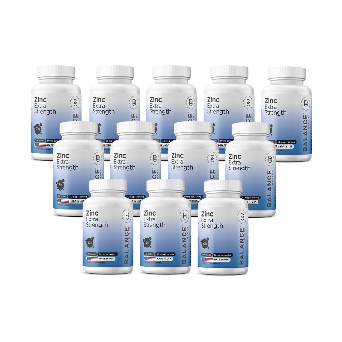 Balancebreens Zinc 50mg Vegetarian Tablets 1440 Tablets