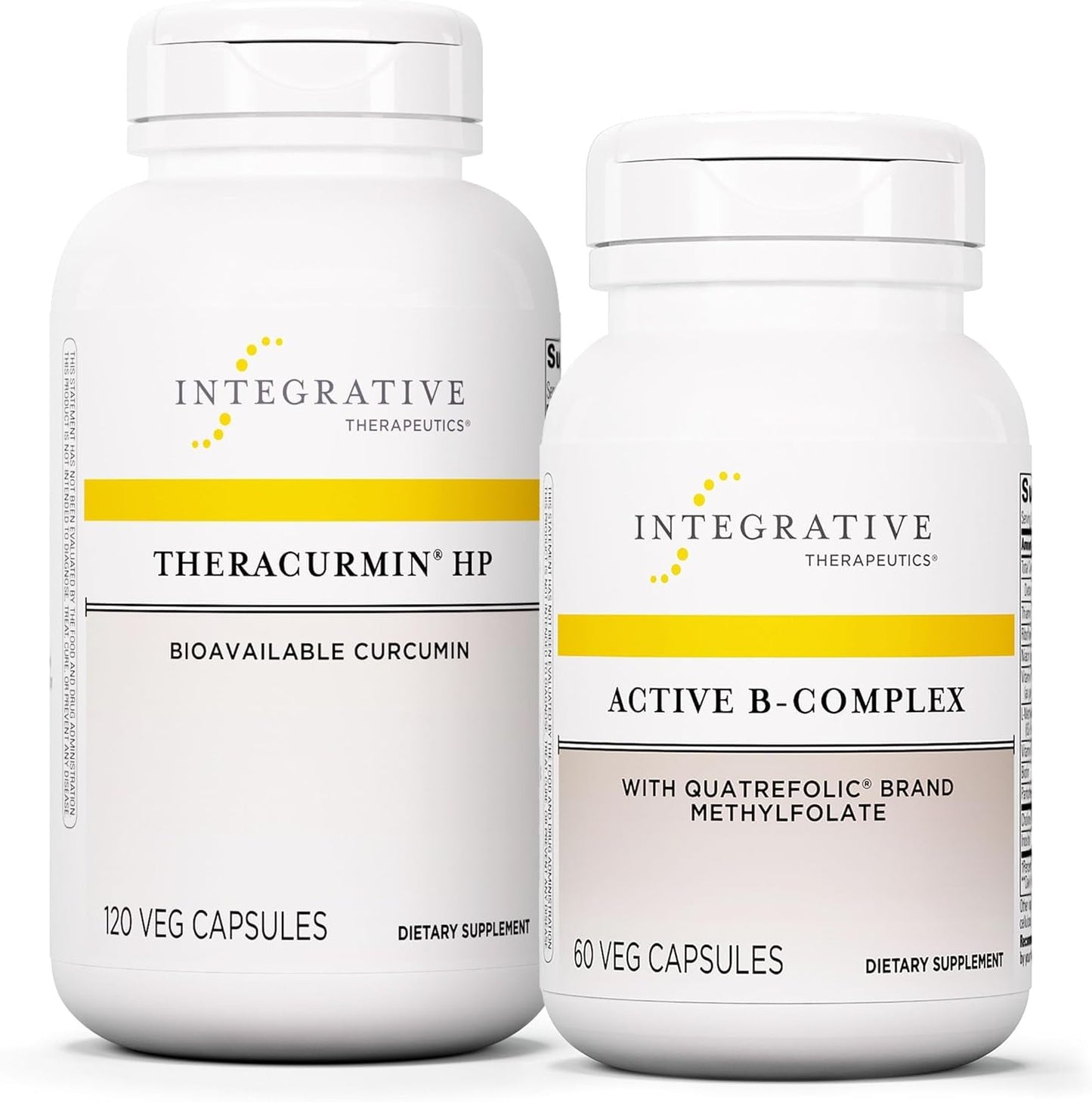 Integrative Therapeutics Active B-Complex & Theracurmin HP Bundle, 180 Capsules