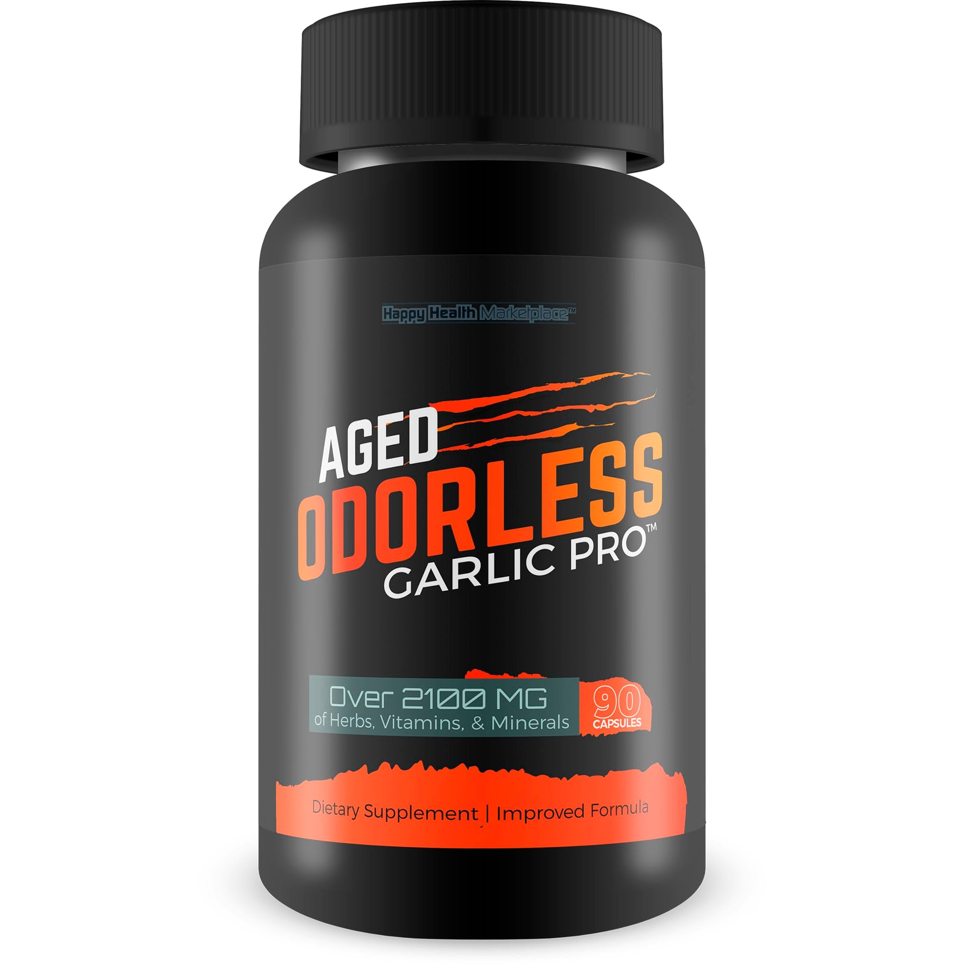 Happy Health Marketplace Aged Odorless Garlic Pro Capsules, 90 Count